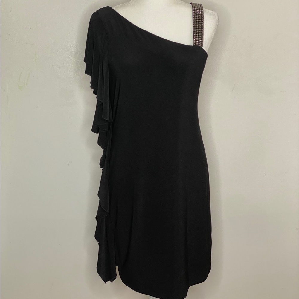 BISOU BISOU - One shoulder Knee Length Even Dress